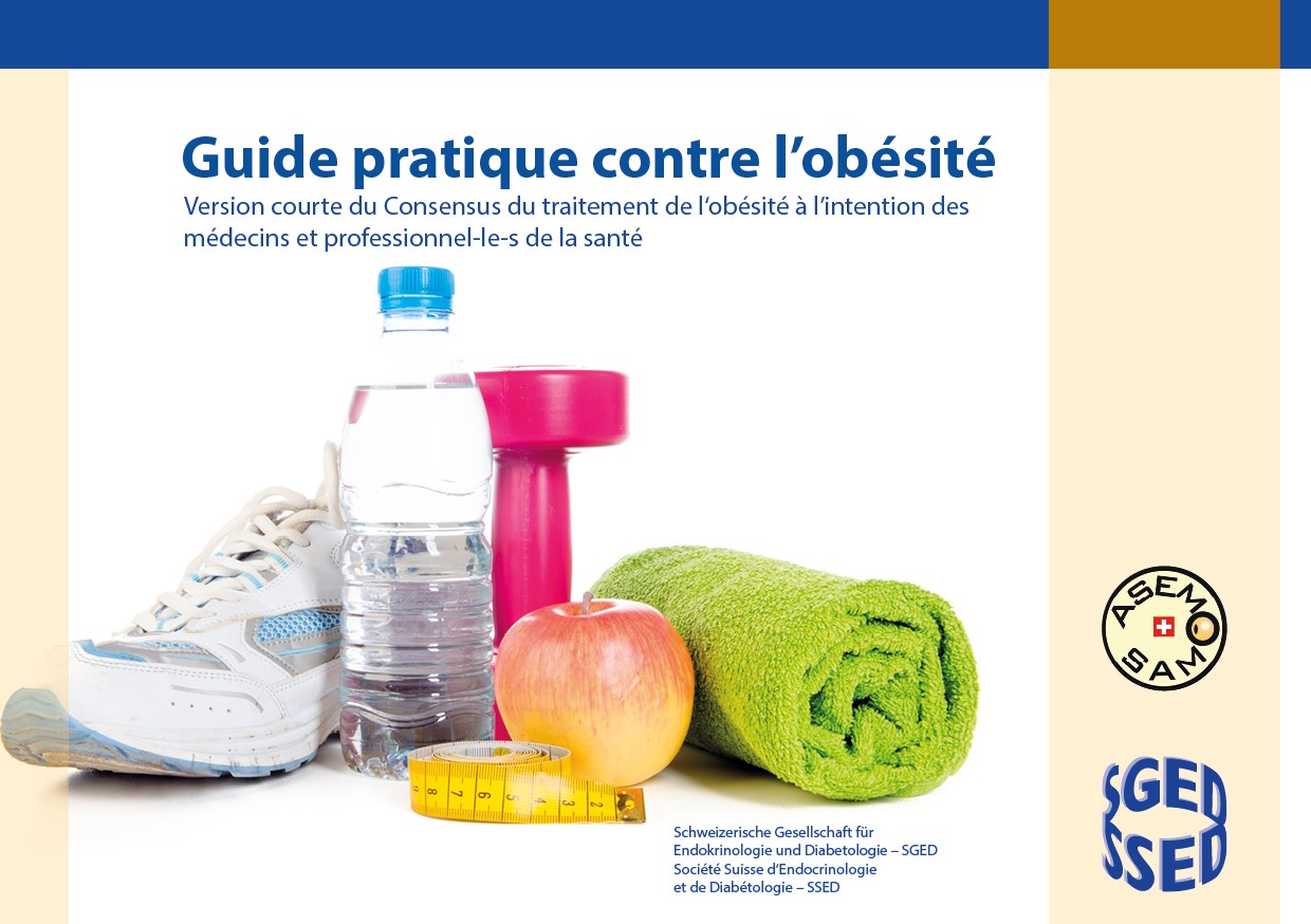 Lien au "Guide pratique contre l'obésité" (commander ou télécharger)tellen oder herunterladen)